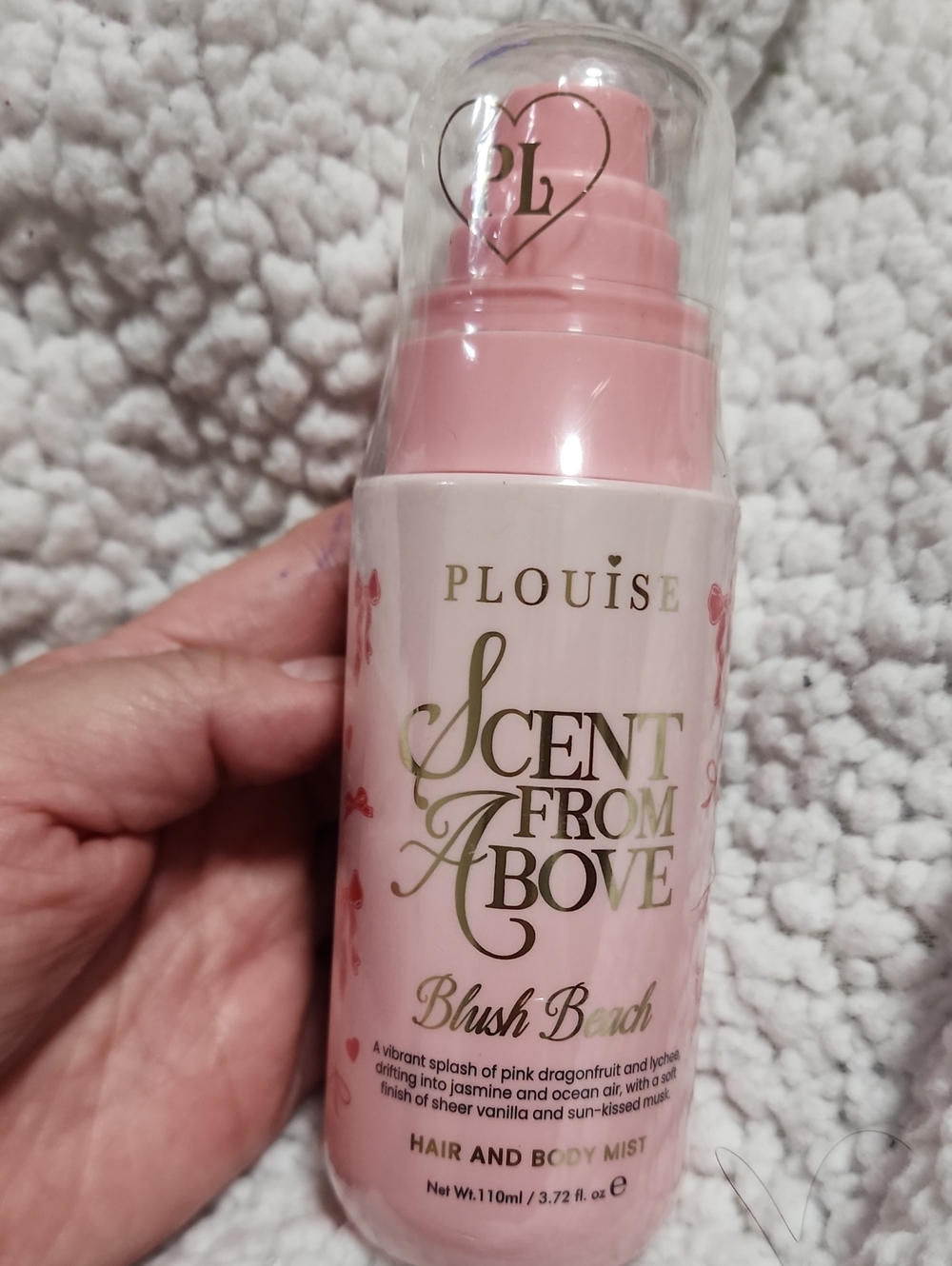 Plouise Scent From Above Blush Pink Hair & Body Mist